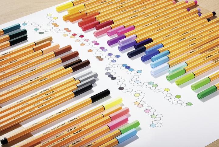 Actual product image STABILO point 88 Fineliner (Multicoloured, 10 x)