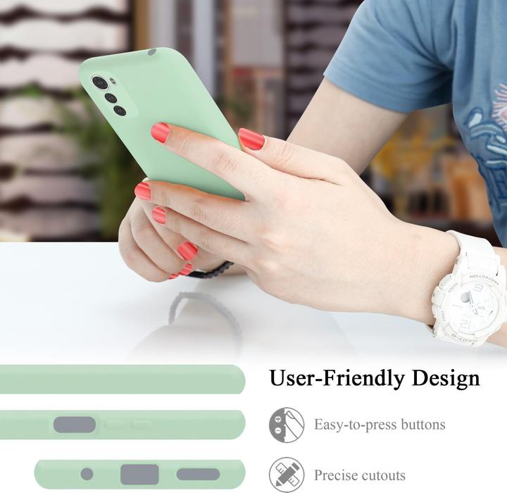 Produktbild Cadorabo TPU Liquid Silicone Case Hülle für Motorola MOTO E32 4G / E32S (Motorola Moto E32s)