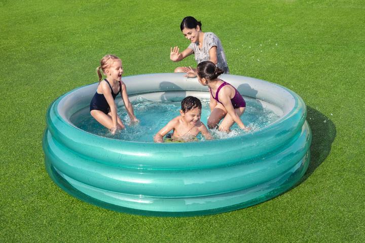 Produktbild Bestway Kinderbecken Rund Gross Metallic