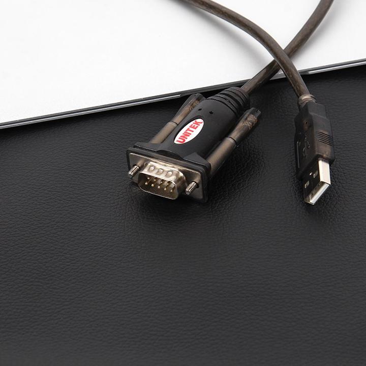 Actual product image Unitek Y-105 USB v. 1.1. RS232 Black Cable interface/adapter (1.50 m)