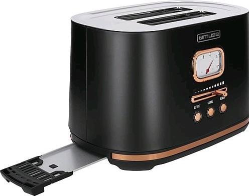 Immagine prodotto Muse MS130 BC Tostapane in acciaio inox nero