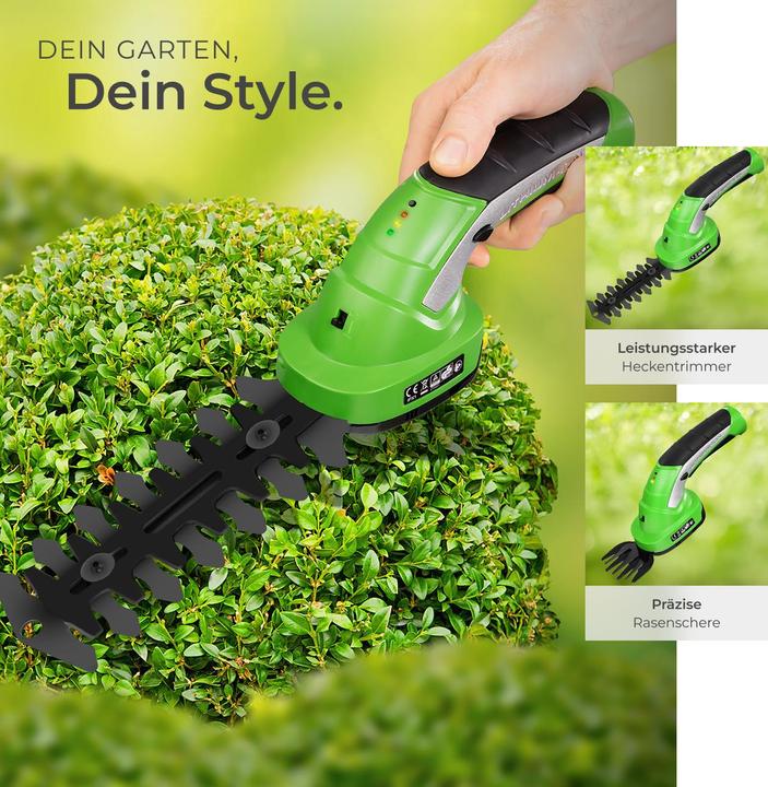 Actual product image tectake Hedge trimmer (Cordless hedgecutters)