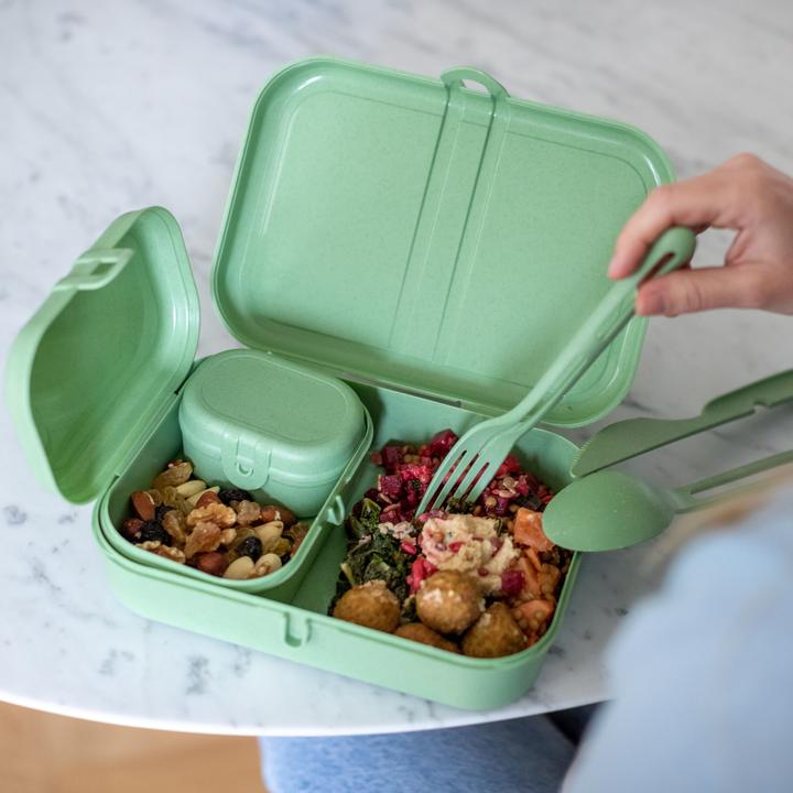Actual product image Koziol Lunch box Pascal Ready 4 pieces, Green