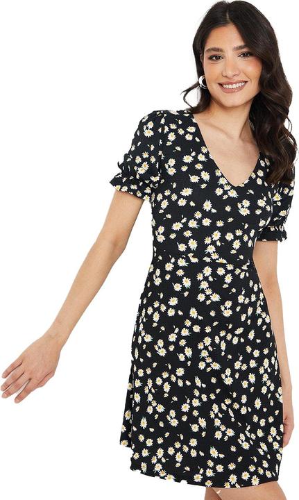 Actual product image Dorothy Perkins Womens/Ladies Daisy V Neck Short-Sleeved Mini Dress (44 D)