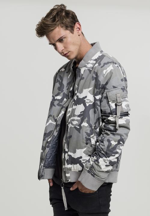 Produktbild Urban Classics Vintage Camo Cotton Bomber Jacket (L)