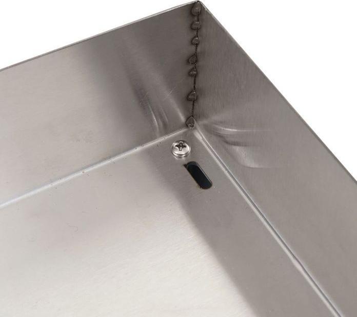 Image du produit Mendler Garage XL pour tondeuse-robot avec bac à plantes HWC-G60, métal 47x70x100cm, inox (Tondeuse automatique, Garage pour tondeuse robot)