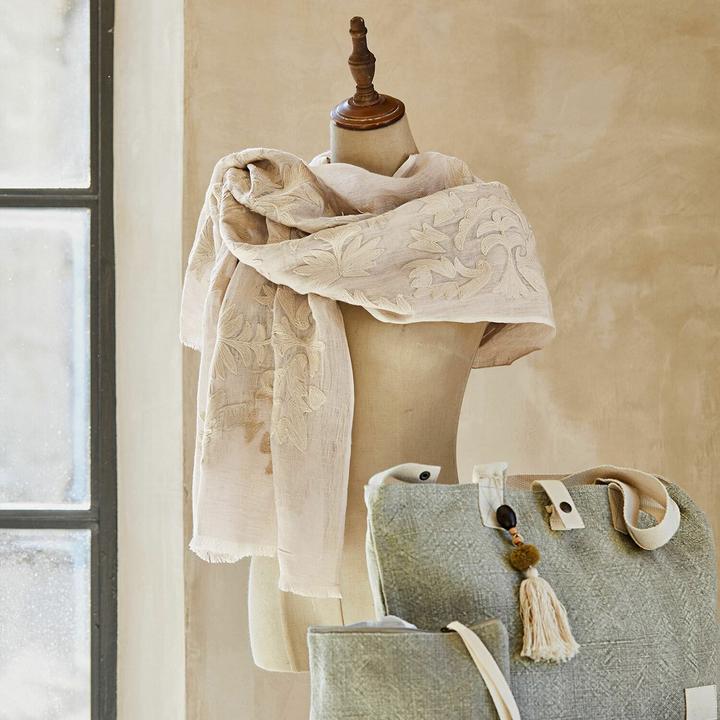 Image du produit Loberon Écharpe Longwy beige