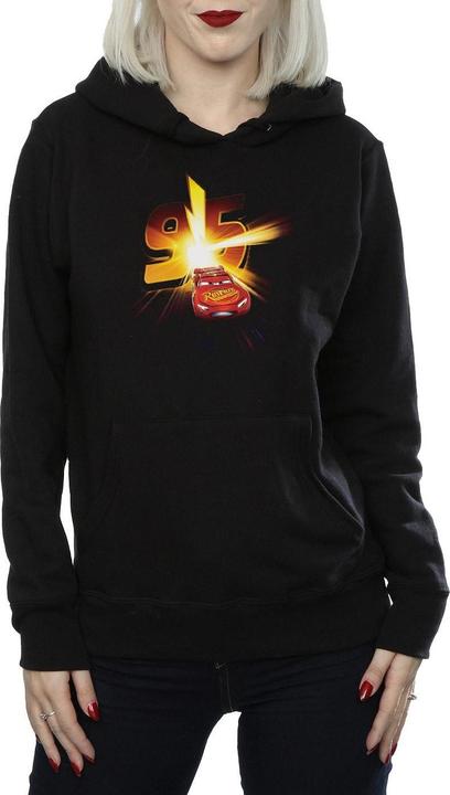 Immagine prodotto Disney Cars Lightning McQueen Burst Felpa con Cappuccio Donna (XL)