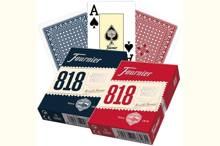 Image du produit Bicycle Cartes 818 - Rouge/Bleu (2 Jumbo -Index)