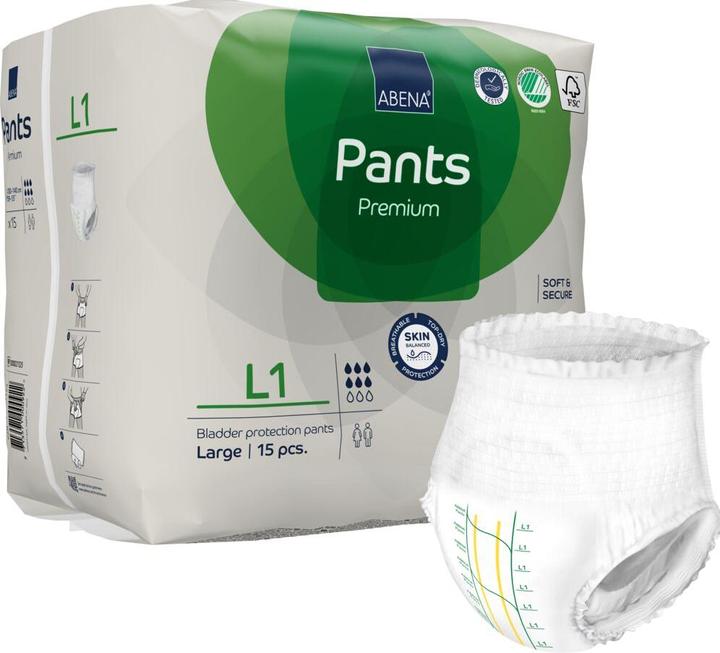 Image du produit Abena Premium L1 vert (15 x, Large)