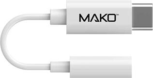 Actual product image Mako USB-C Headset Jack Adapter (USB Type C, 3.5mm socket)