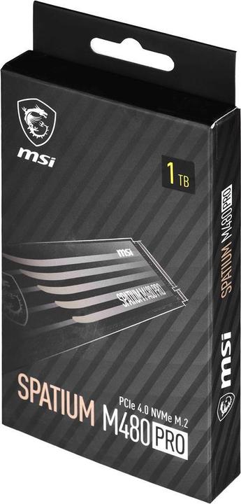 Produktbild MSI Spatium M480 Pro (1000 GB, M.2 2280)