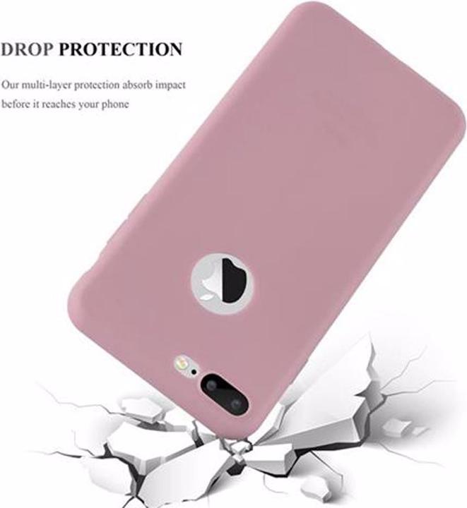 Produktbild Cadorabo TPU Candy Cover (Apple iPhone 8 Plus, Apple iPhone 7s Plus, Apple iPhone 7 Plus)
