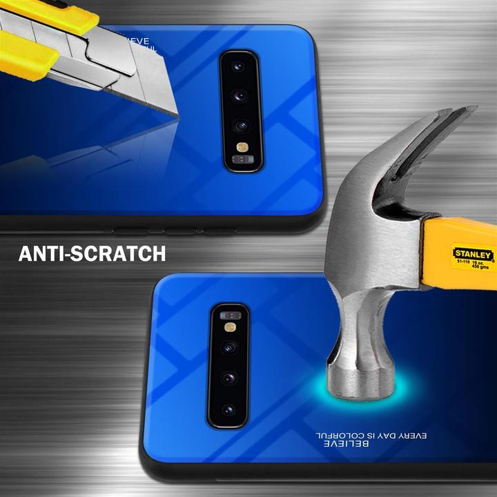Produktbild Cadorabo TPU 2 Farben Glas Cover (Samsung Galaxy S10+)