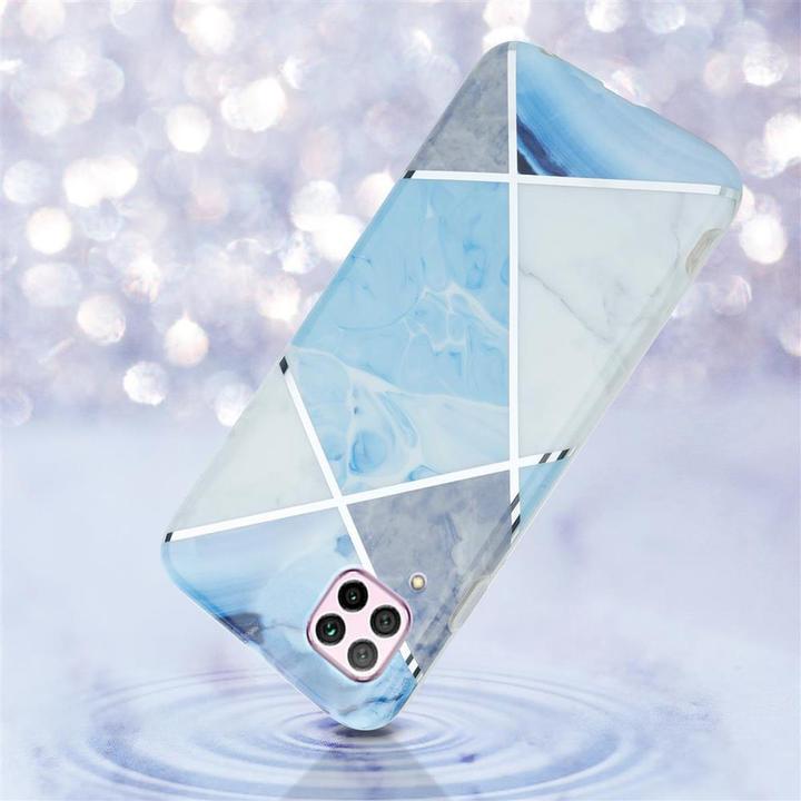Produktbild Cadorabo IMD TPU Bunter Marmor Cover (Huawei P40 Lite, Huawei Nova 6 SE, Huawei Nova 7i)