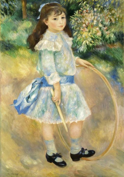 Produktbild Grafika Puzzle 1000 pieces Auguste Renoir : Girl with a Hoop, 1885 (1000 Teile)