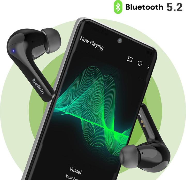 Productafbeelding Belkin SOUNDFORM Motion draadloze oordopjes (ANC, 9 h, Bedraad)
