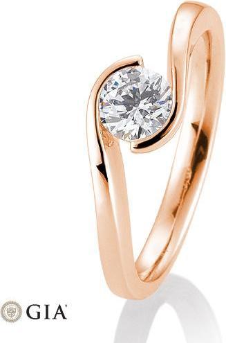 Produktbild Breuning Ring Schwung 0,40-0,60 ct. (58, 585/14 K Gold)