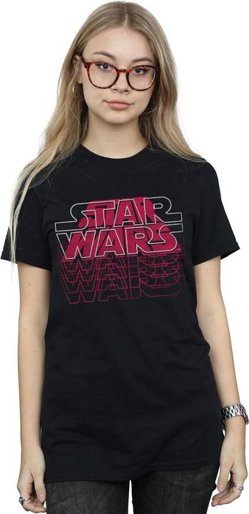 Immagine prodotto Star Wars Blended Logos Maglietta Ampia Donna (M)