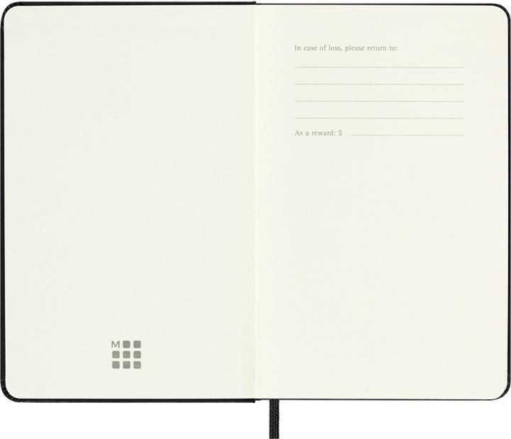 Actual product image Moleskine Schüleragenda Hard Cover Weekly Notebook (90 x 140 mm, English)