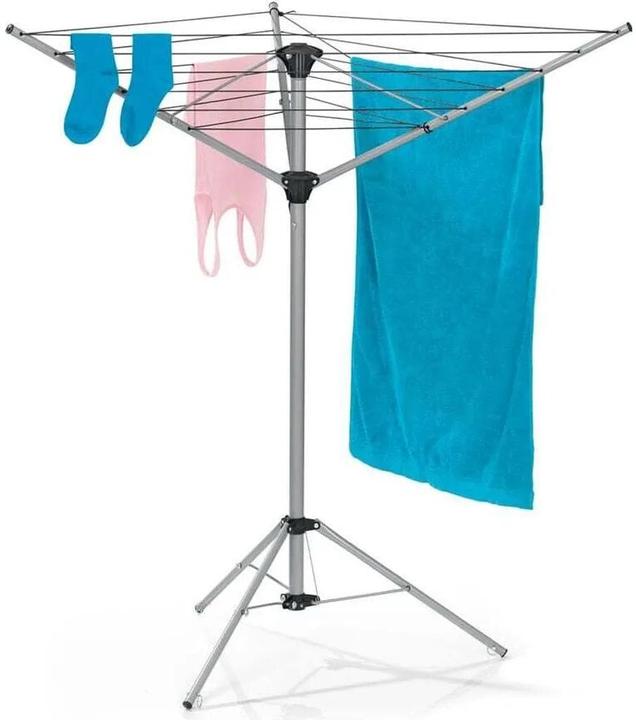 Easymaxx Wäschespinne Platzwunder Offen: 28 x 76 x 144 cm, 16 Meter (16 m)