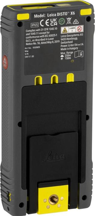 Produktbild Leica Geosystems Disto X6 (250 m, 635 nm)