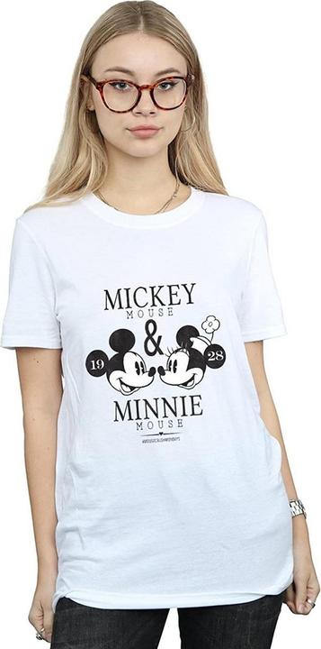 Image du produit Disney Womens/Ladies Mousecrush Mondays Mickey & Minnie Mouse T-shirt en coton (L)