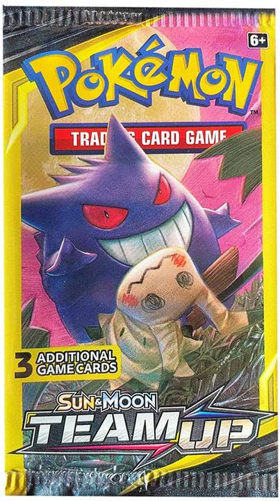 Actual product image Pokémon Sun & Moon Team UP Booster (1 Packung mit 3 Karten) (English, Booster Pack)