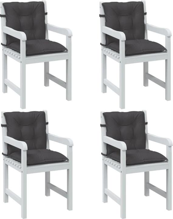 Produktbild VidaXL Niedriglehner-Auflagen 4 Stk 100 x 50 x 7cm Stoff (100 x 50 x 7 cm)