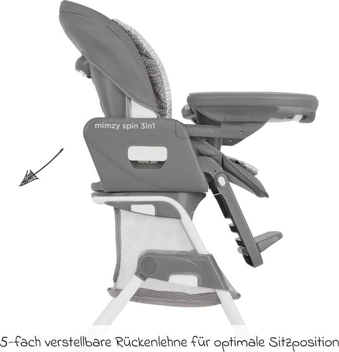 Produktbild Joie 3in1 Hochstuhl Mimzy Spin 3in1 ab Geburt nutzbar mit Hochstühle (Hochstuhl)