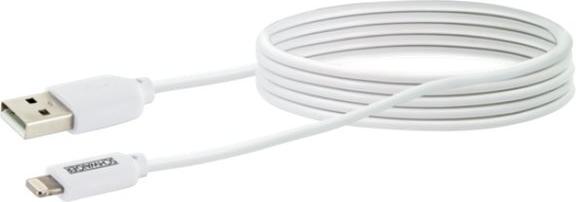 Produktbild Schwaiger LKF200L532 2m USB A Lightning Weiss USB Kabel (2 m, USB 2.0)