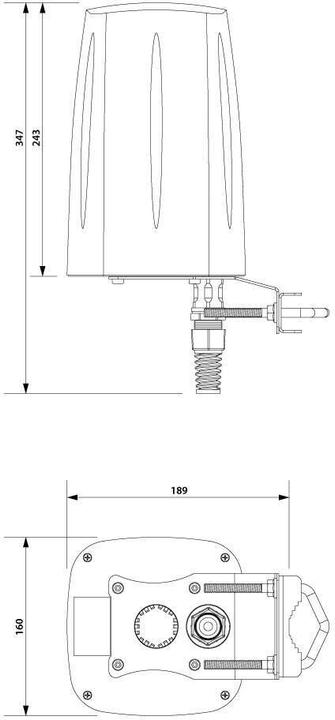 Image du produit Teltonika Antenne LTE QuSpot AX09S Outdoor Boîtier pour RUT-X09 (2G)