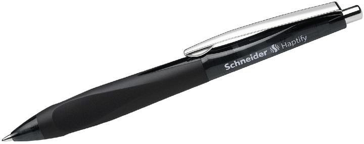 Produktbild Schneider Haptify Clip-on-Einziehkugelschreiber Medium (e) (Schwarz, 1 x)