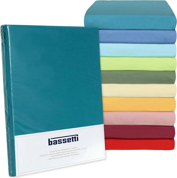 Actual product image Bassetti Jersey spandex fitted sheet (140x200 cm, 150x200 cm)