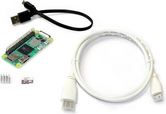 Actual product image HutoPi Raspberry Pi Zero 2WH - Budget Kit