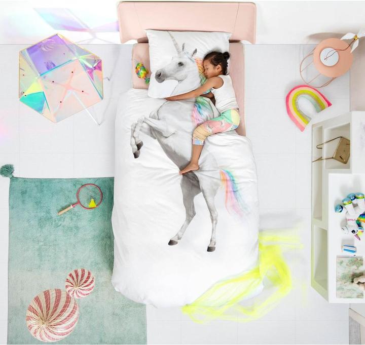Produktbild Snurk Einhorn Bettwäscheset