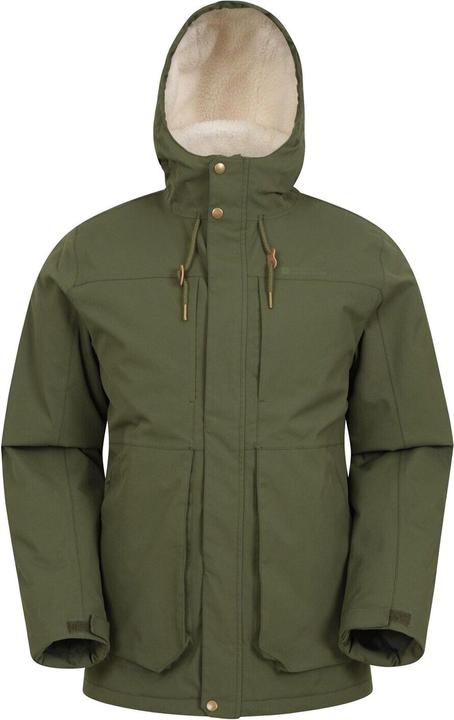 Actual product image Mountain Warehouse Mens Coastline Borg Waterproof Jacket (XS)