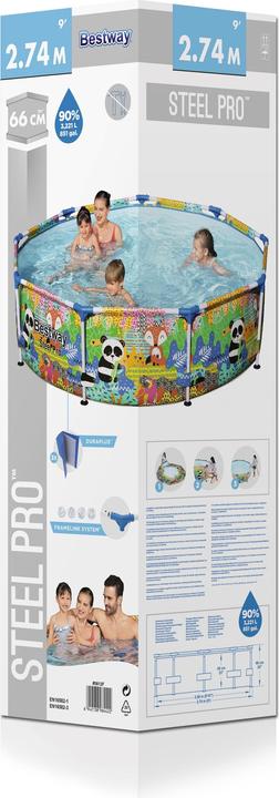 Immagine prodotto Bestway Piscina Pro in acciaio 274x66cm (Ø 274 x 66 cm)