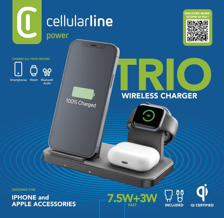 Actual product image Cellularline Trio (20 W)