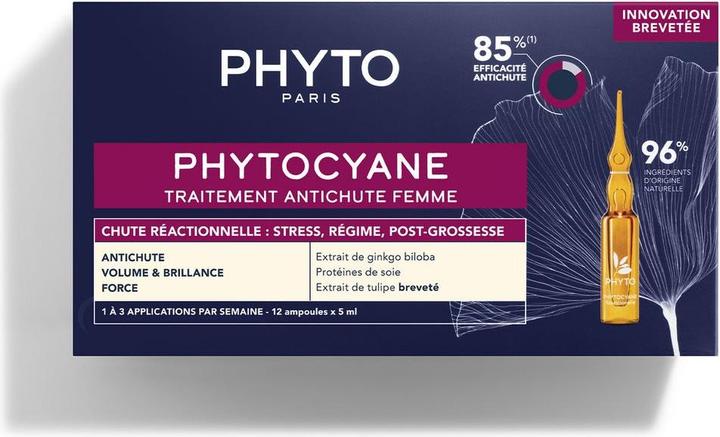 Phyto Phytocyane Women Reac französisch 12 Fl 5 ml (Haarpflege set)
