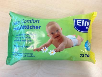 Actual product image Elina Wet Wipes 72 Baby Wipe Size 20x15cm (72 Piece)