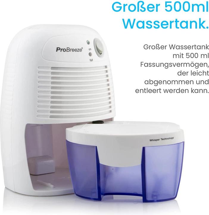 Produktbild Breeze Luftentfeuchter 500ml (15 m²)