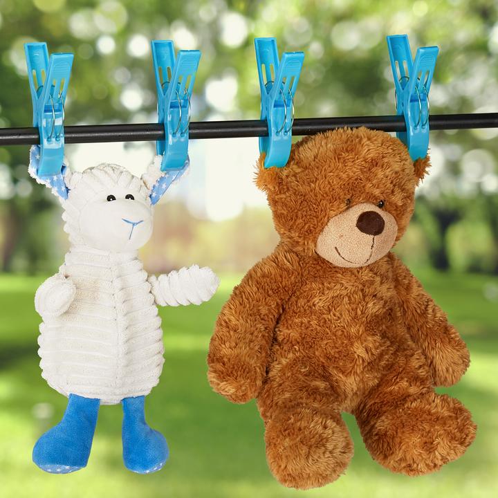 Actual product image Relaxdays 16x beach towel clips