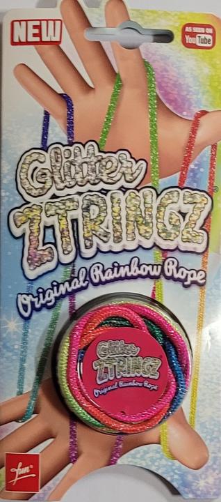 Actual product image Fun Ztringz Glitter Rainbow Rope