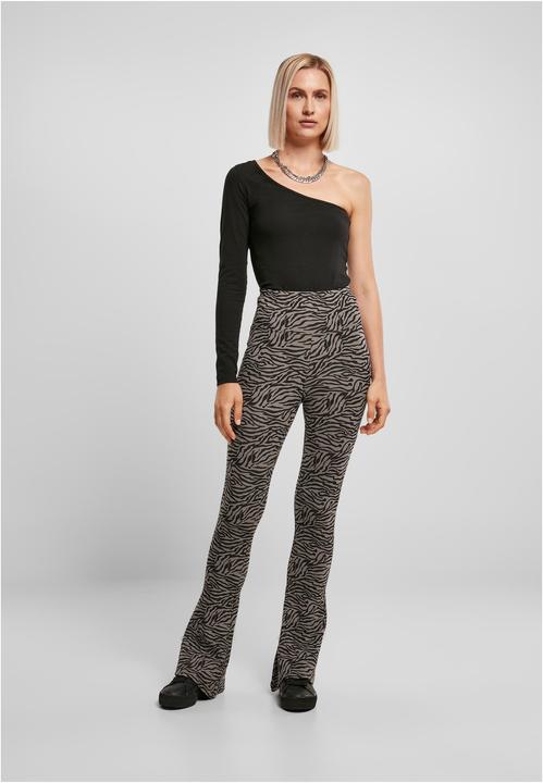 Produktbild Urban Classics Ladies High Waist Zebra Boot Cut Leggings - 14105 (S)