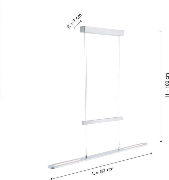 Actual product image Selltec LED pendant lamp Touch (3200 lm)