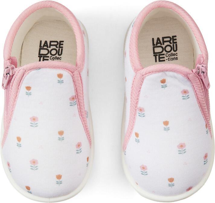 Actual product image La Redoute Collections Flowered baby shoes with zip (25)