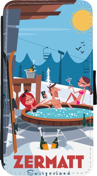 Actual product image PhoneLook Coque Wallet noir Zermatt Mountain Jacuzzi (Apple iPhone XS Max)