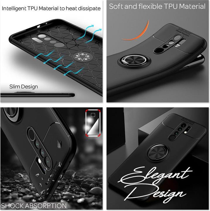 Actual product image Nalia Ring Case (Xiaomi Redmi 9)