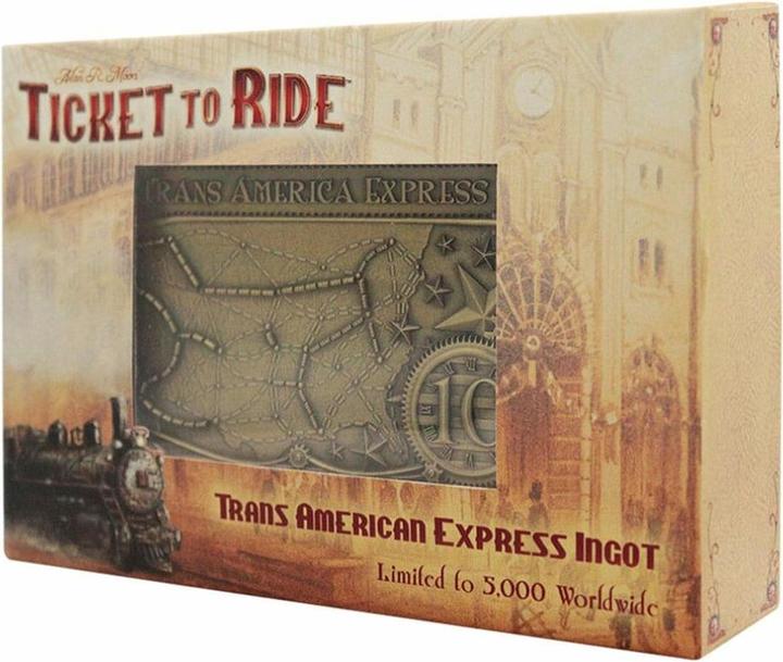 Immagine prodotto Fanattik Ticket to Ride barra di metallo Trans America Express Edizione Limitata